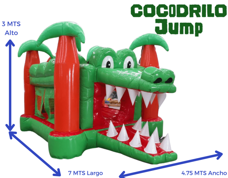 Inflable Cocodrilo Jump - Imagen 5